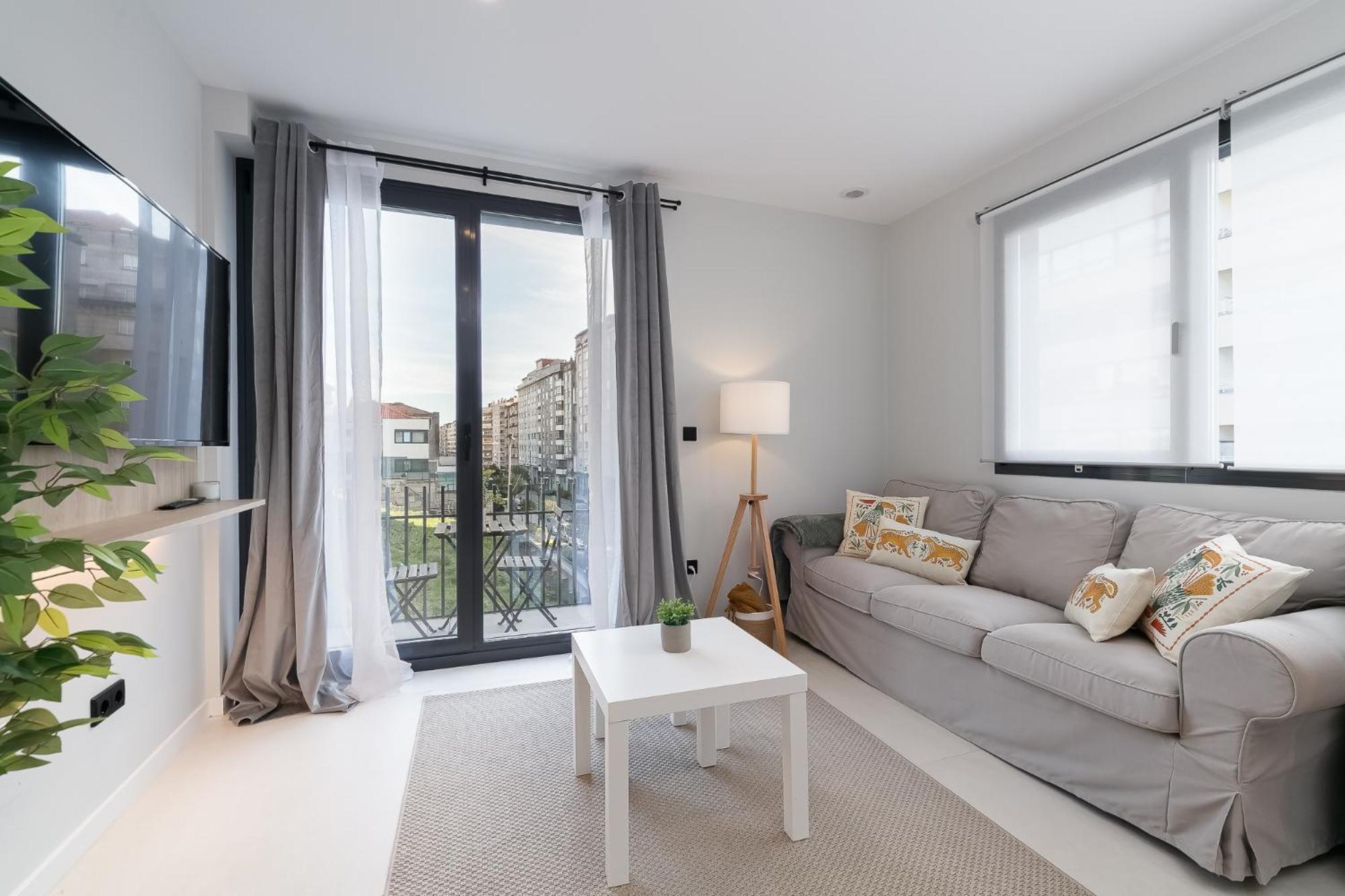 Elegante Y Luminoso En Vigo - Apto 6 By Cabana Rentals Exteriör bild