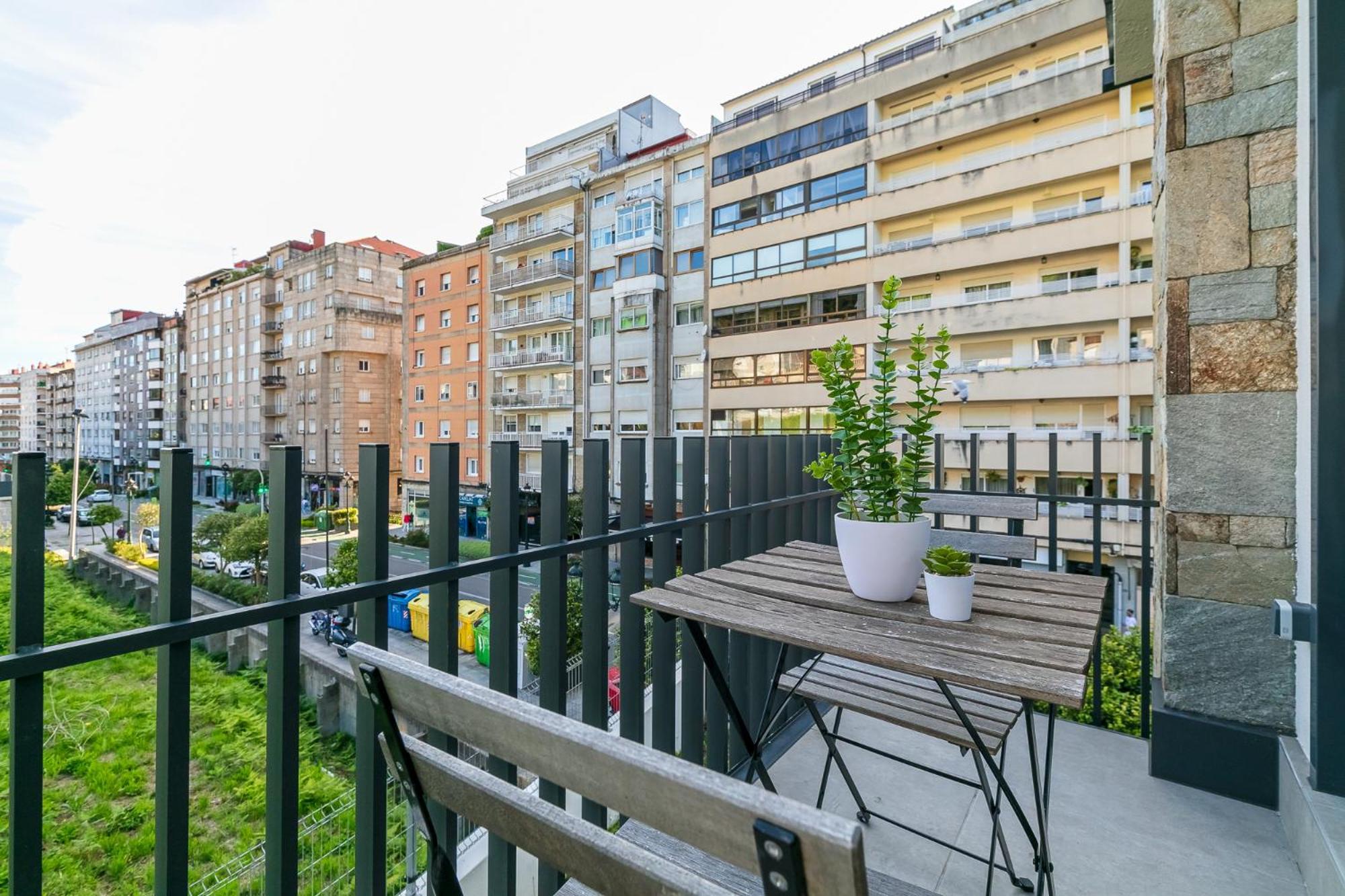 Elegante Y Luminoso En Vigo - Apto 6 By Cabana Rentals Exteriör bild