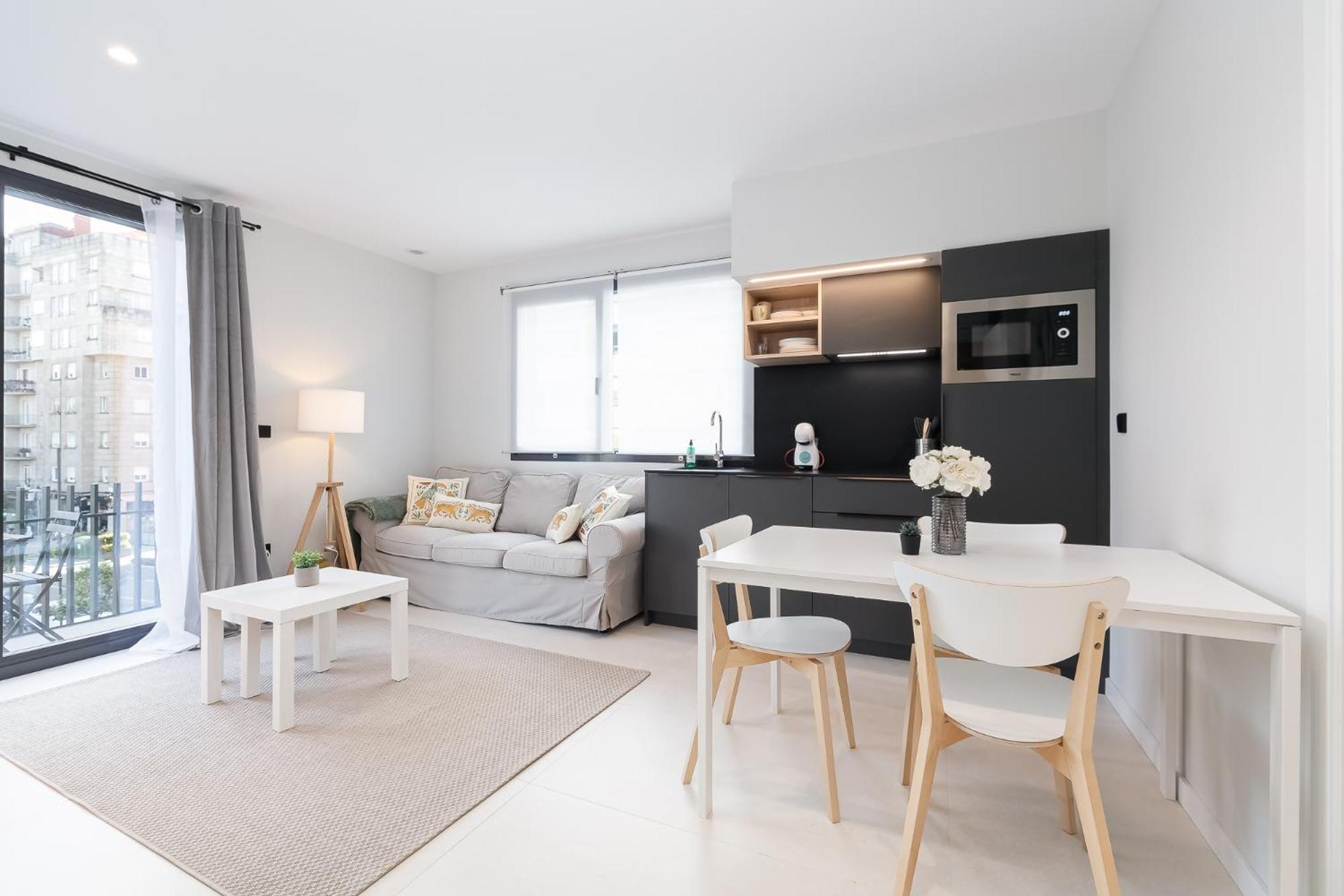 Elegante Y Luminoso En Vigo - Apto 6 By Cabana Rentals Exteriör bild