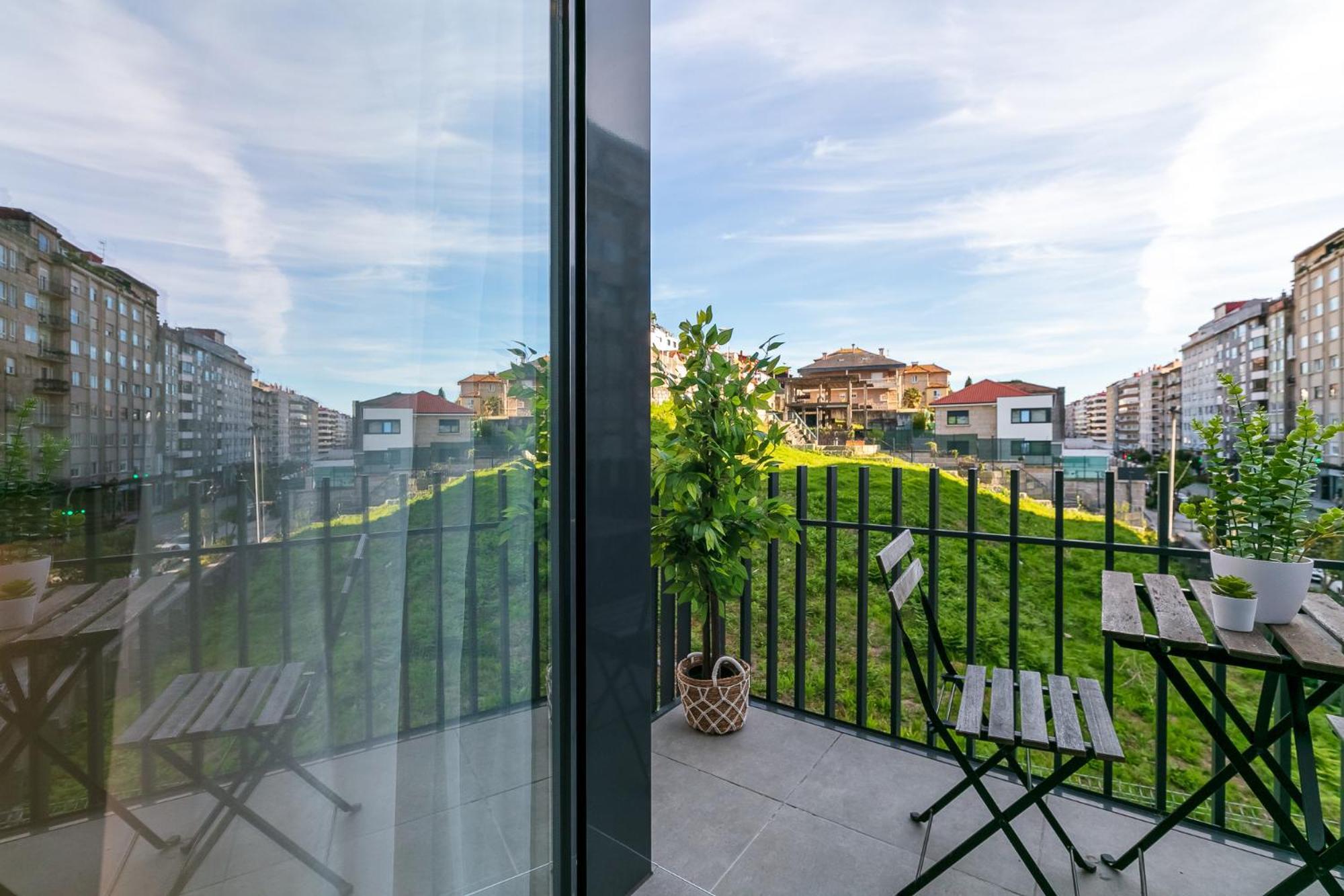 Elegante Y Luminoso En Vigo - Apto 6 By Cabana Rentals Exteriör bild